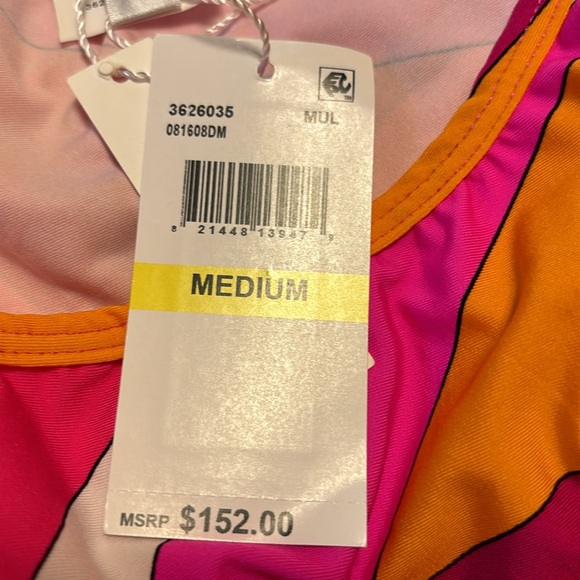 🏝️TRINA TURK VIVID VISTA SWIM TUNIC COVER UP Size M🏖️ - Picture 5 of 6